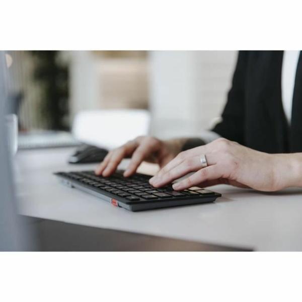 Teclado Cherry KW 9200 MINI Qwerty espanhol Preto