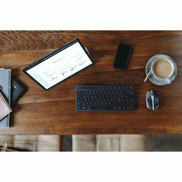 Teclado Cherry KW 9200 MINI Qwerty espanhol Preto