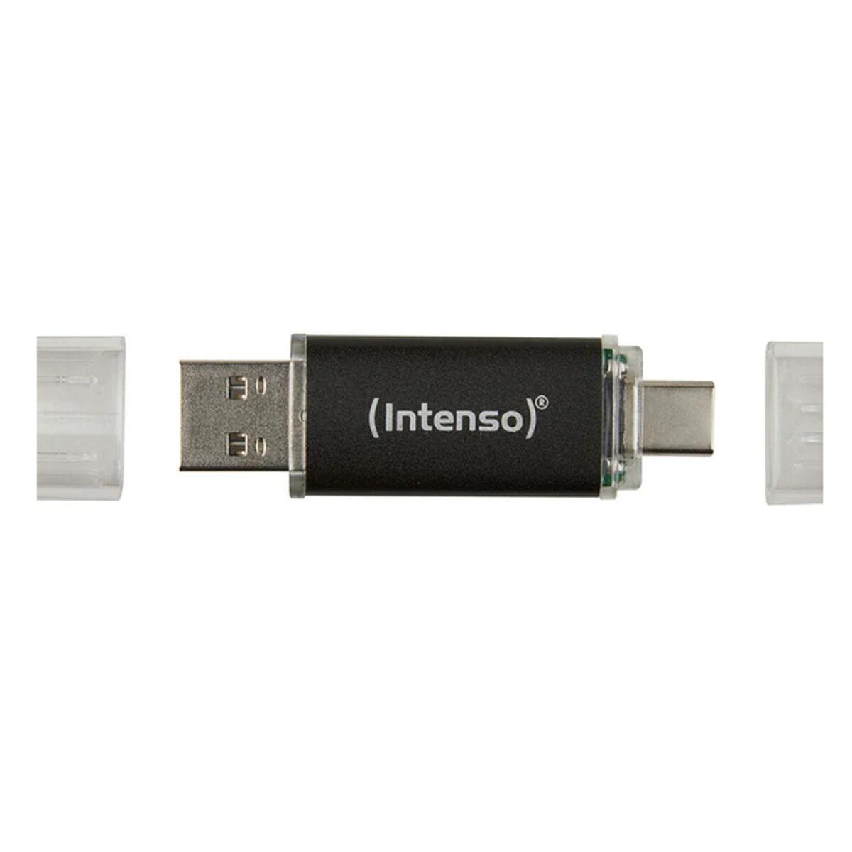 Memória USB INTENSO Twist Line 256 GB Antracite (2 Unidades)