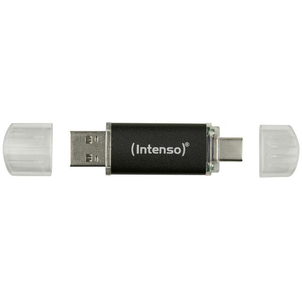 Memória USB INTENSO Twist Line 256 GB Antracite (2 Unidades)