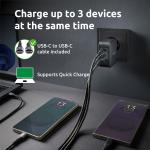 Carregador de Parede INTENSO GaN W100ACC Preto 100 W