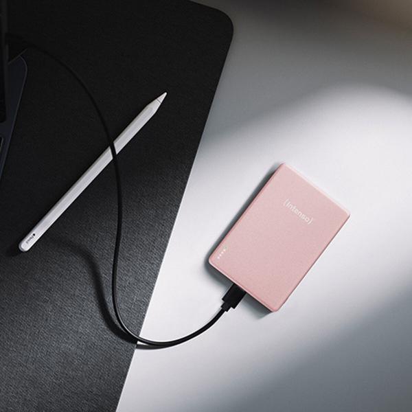 Powerbank INTENSO MW5000 5000 mAh Cor de Rosa