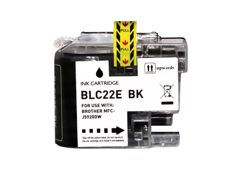 Tinteiro Compatível Brother LC22E Substitui LC22EBK Preto — Recondicionado