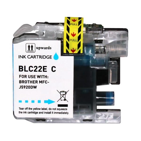 Tinteiro Compatível Brother LC22E Substitui LC22EC Azul — Recondicionado