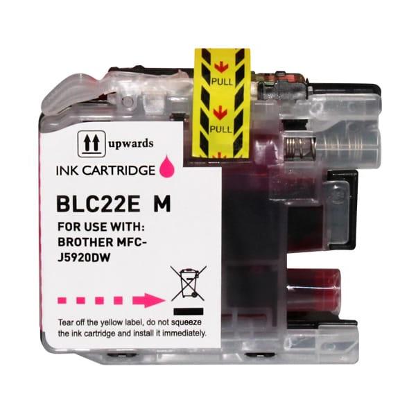 Tinteiro Compatível Brother LC22E Substitui LC22EM Magenta — Recondicionado