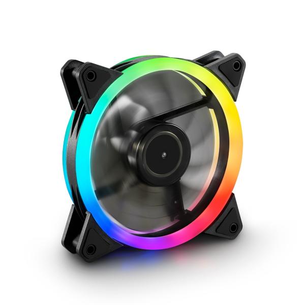 Ventoinha 120mm 1200RPM Shark Blades RGB Fan 3 Pinos - SHARKOON