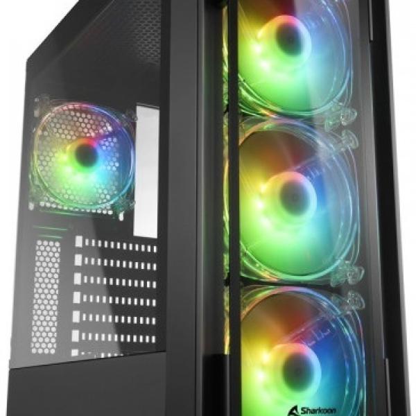 Caixa ATX TK4 RGB (Preto) - SHARKOON