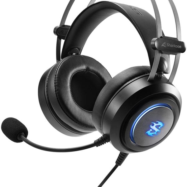 Auscultadores Headset Skiller SGH30 (Preto) - SHARKOON