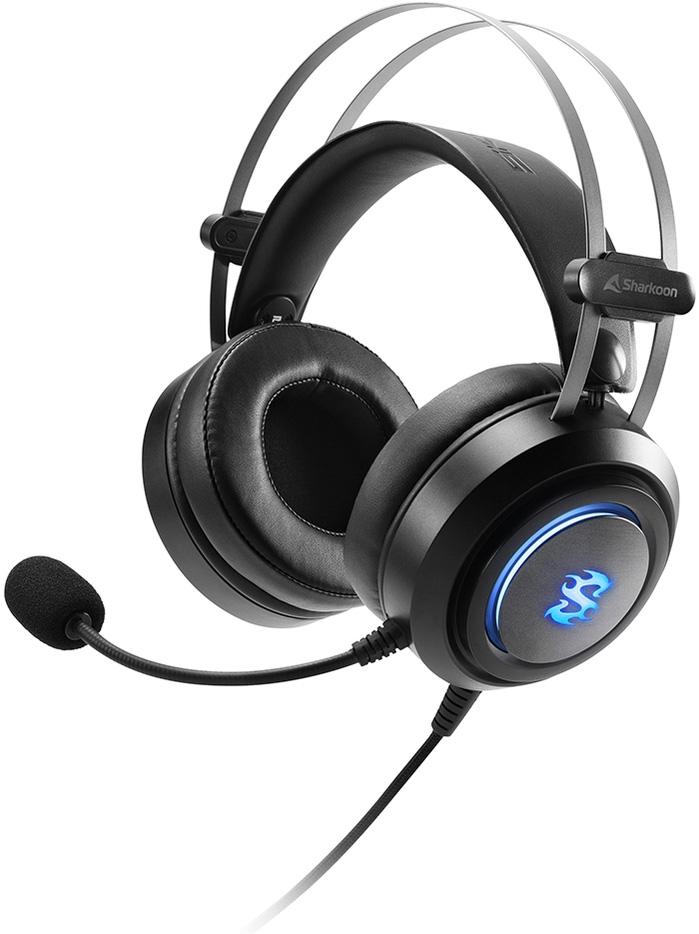 Auscultadores Headset Skiller SGH30 (Preto) - SHARKOON