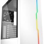 Caixa ATX RGB Slider Vidro Temperado USB 3.0 (Branco) - SHARKOON