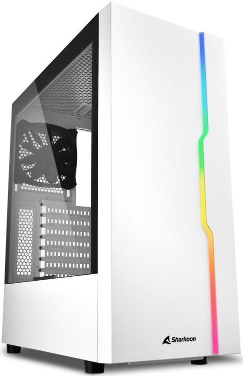 Caixa ATX RGB Slider Vidro Temperado USB 3.0 (Branco) - SHARKOON