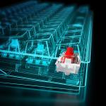 Teclado Sharkoon SGK50 S4 Branco Qwerty espanhol