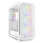Caixa Semitorre ATX Sharkoon AK5M RGB Branco