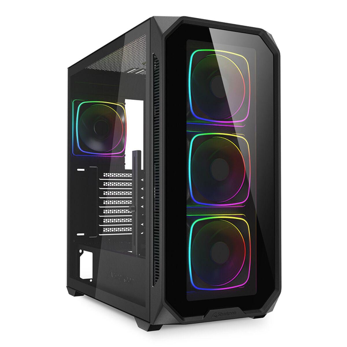 Caixa Semitorre ATX Sharkoon AK5G RGB Preto