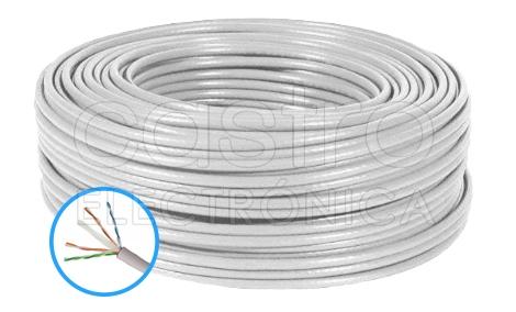 Bobine Cabo U/UTP Cat. 6 Cinza (100 mts) - EQUIP
