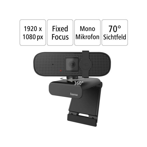 Webcam Hama C400 Full HD 4K Ultra HD