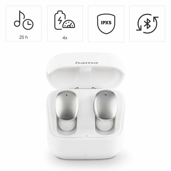 Auriculares Hama 00184109 Branco