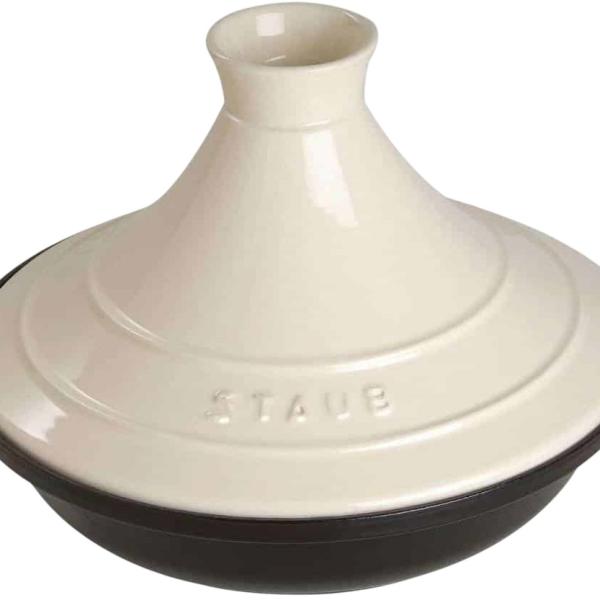 Caçarola TAJINE Redonda 2L 28cm (Preto/Creme) - STAUB