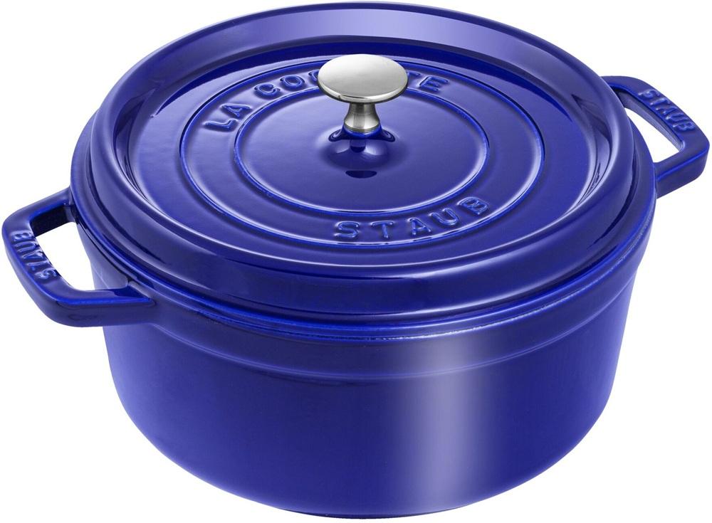 Caçarola Cocotte de Ferro Fundido 24cm 3.8L (Azul Escuro) - STAUB