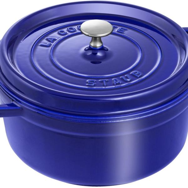 Caçarola Cocotte de Ferro Fundido 24cm 3.8L (Azul Escuro) - STAUB