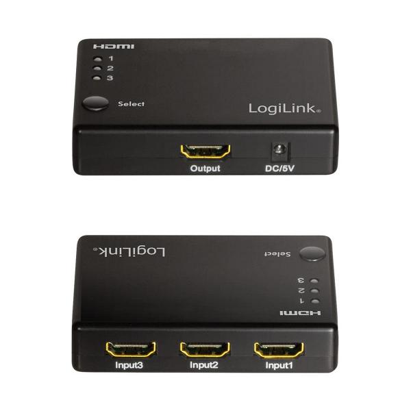 Comutador HDMI LogiLink