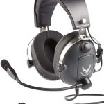 Auscultadores Headset T.Flight U.S. Air Force (Preto/Cinzento) - THRUSTMASTER