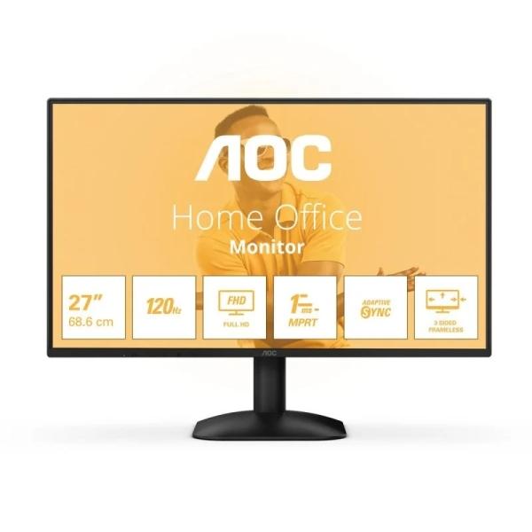 Monitor 27 27B31H IPS W - LED Full HD 120Hz VESA Adaptive Sync (Preto) - AOC