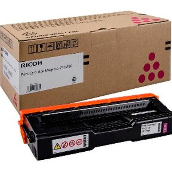 Ricoh 407545 1600páginas Magenta tóner e tinteiro a laser