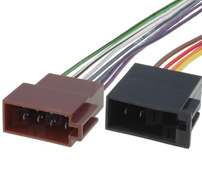 Adaptador Universal ISO Fêmea p/ Auto Rádio