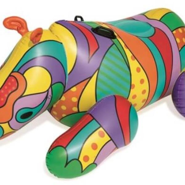 Bóia Insuflável Rinoceronte Pop Art (201 x 102 cm) - BESTWAY 41116