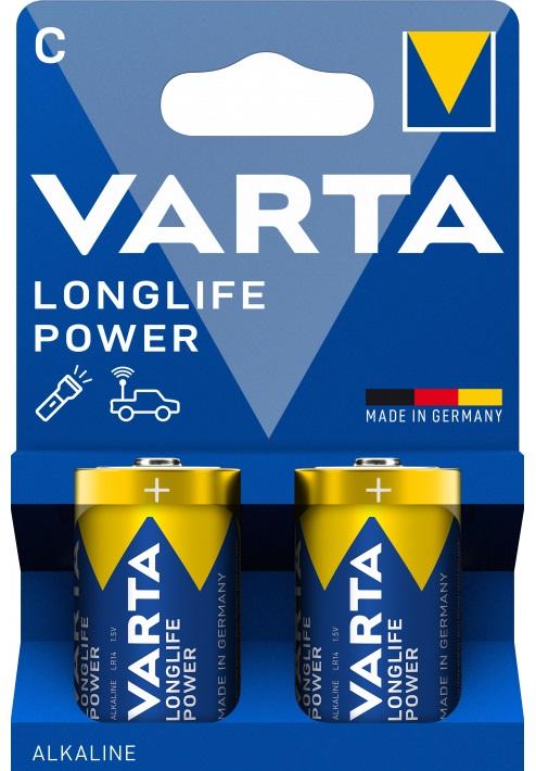 Blister 2 Pilhas Alcalinas 1,5V C / LR14 - VARTA