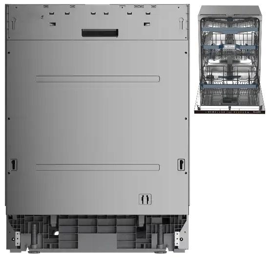 Máquina de Lavar a Loiça de Encastre 15 Conjuntos - SILVER
