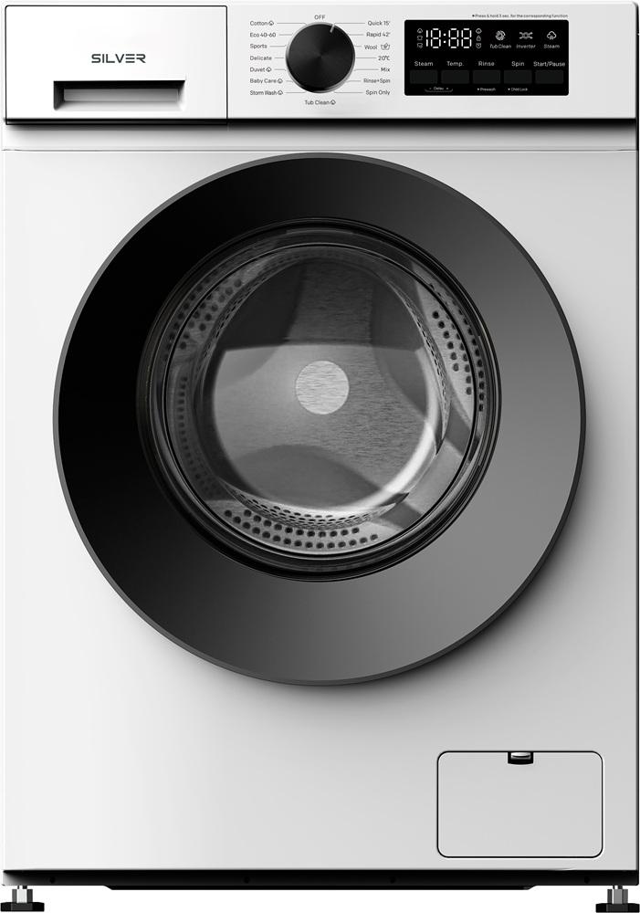 Máquina de Lavar Roupa 10Kg 1400RPM (Branco) - SILVER