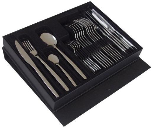 Set de Talheres Lisbon 24 Peças (Aço Inoxidável) - SILAMPOS