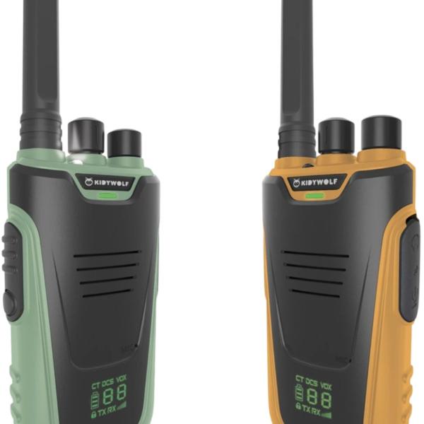 Intercomunicadores Walkie Talkies 6Km c/ Lanterna p/ Crianças (16 Canais) - KIDYWOLF