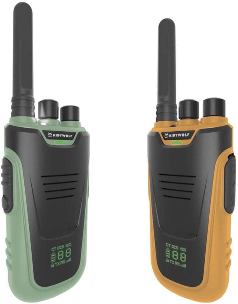 Intercomunicadores Walkie Talkies 6Km c/ Lanterna p/ Crianças (16 Canais) - KIDYWOLF