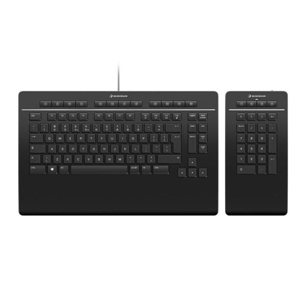 Teclado 3Dconnexion 3DX-700092 Preto Qwerty US