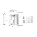 Caixa Semitorre ATX Be Quiet! BGW66 Branco Multicolor