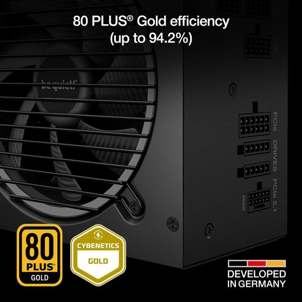 Fonte de Alimentação Be Quiet! BP025EU ATX 650 W 80 Plus Gold
