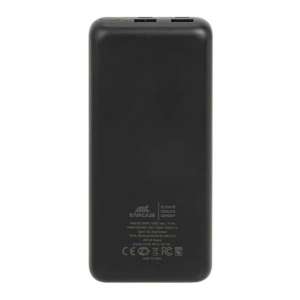 Powerbank Rivacase VA1075 Preto 20000 mAh