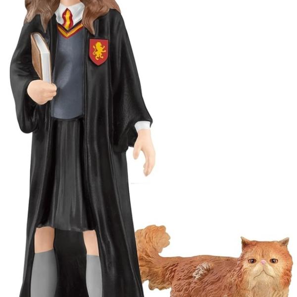 Figura Hermione Granger & Crookshanks - SCHLEICH