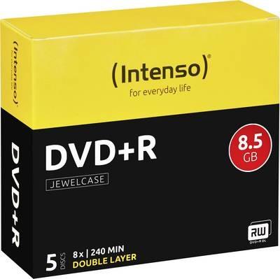 Pack 5x DVD+R Double Layer 8.5GB - INTENSO