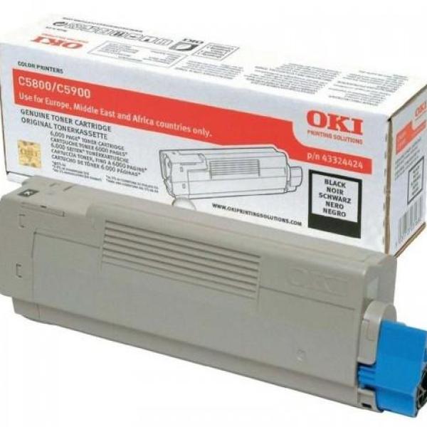 Toner OKI C5800/5900/C5550MFPBlack (6K)