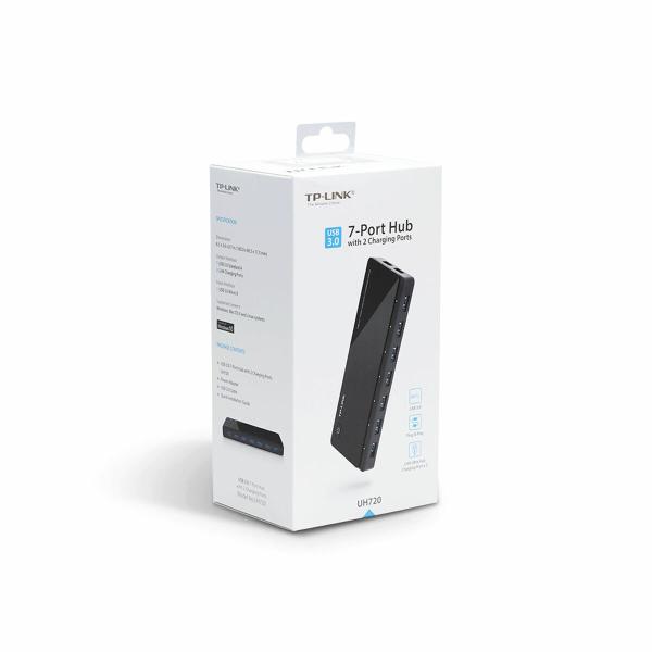 Hub USB TP-Link UH720 Preto