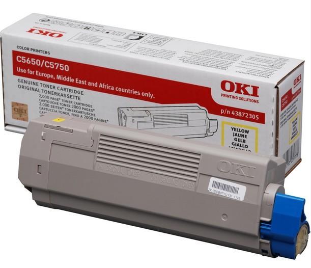 Toner OKI C5650/C5750 Yellow (2k)