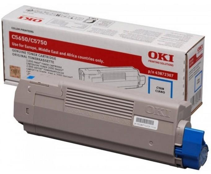 Toner OKI C5650/C5750 Cyan (2k)