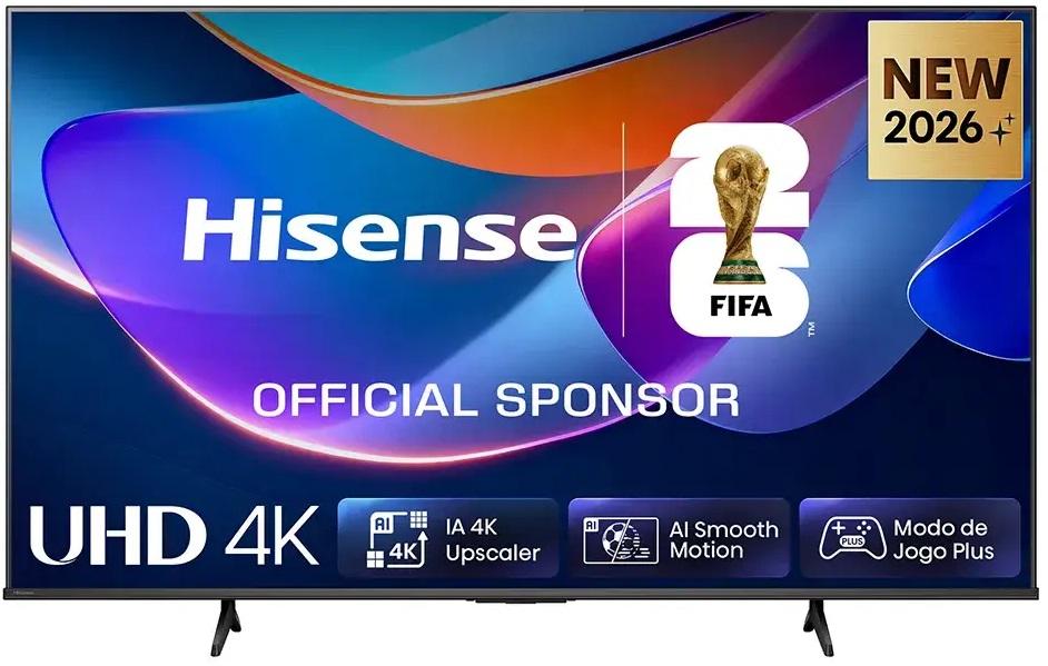Smart TV Série A6S VA 43 43A6S 4K Ultra HD (Preto) - HISENSE