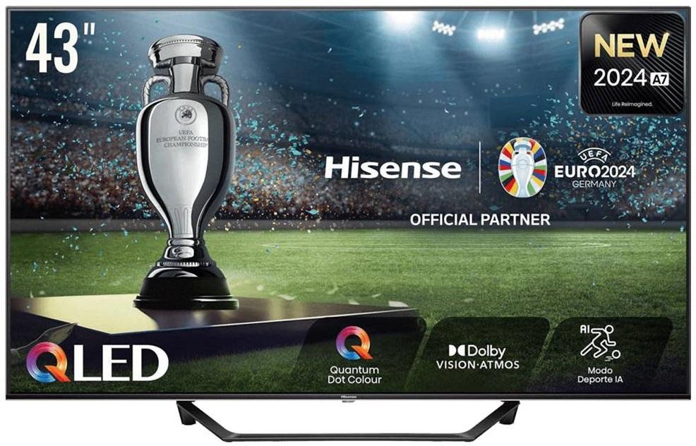 Smart TV QLED 43 43A7NQ (2024) 4K Ultra HD - HISENSE