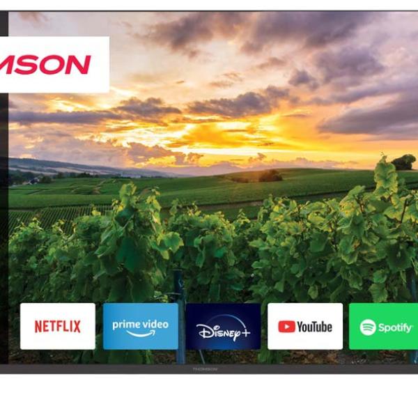 Smart TV 43 43QA2S13 4K Ultra HD Wi - Fi (Cinzento) - THOMSON