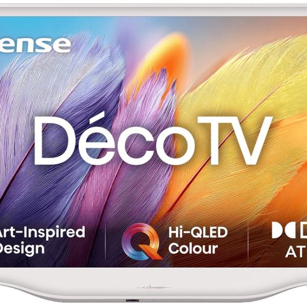 Smart TV QLED 43 DécoTV 43S5Q Full HD (Prateado/Branco) - HISENSE